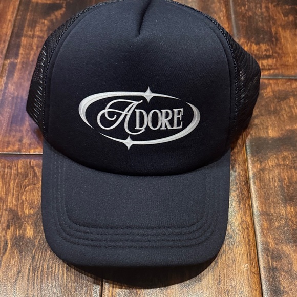 Adore Navy Trucker Hat - Picture 2 of 5